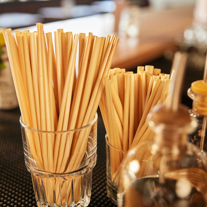 Plant-based straws replacing plastic straws for US and Canada regulations