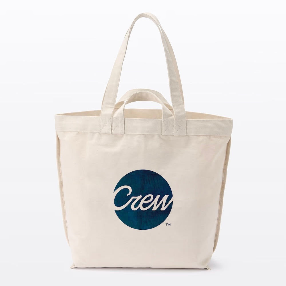 Canvas tote bag for Crew barware