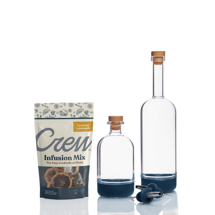 Lavender Lemonade cocktail kit in blue | Crew® Barware