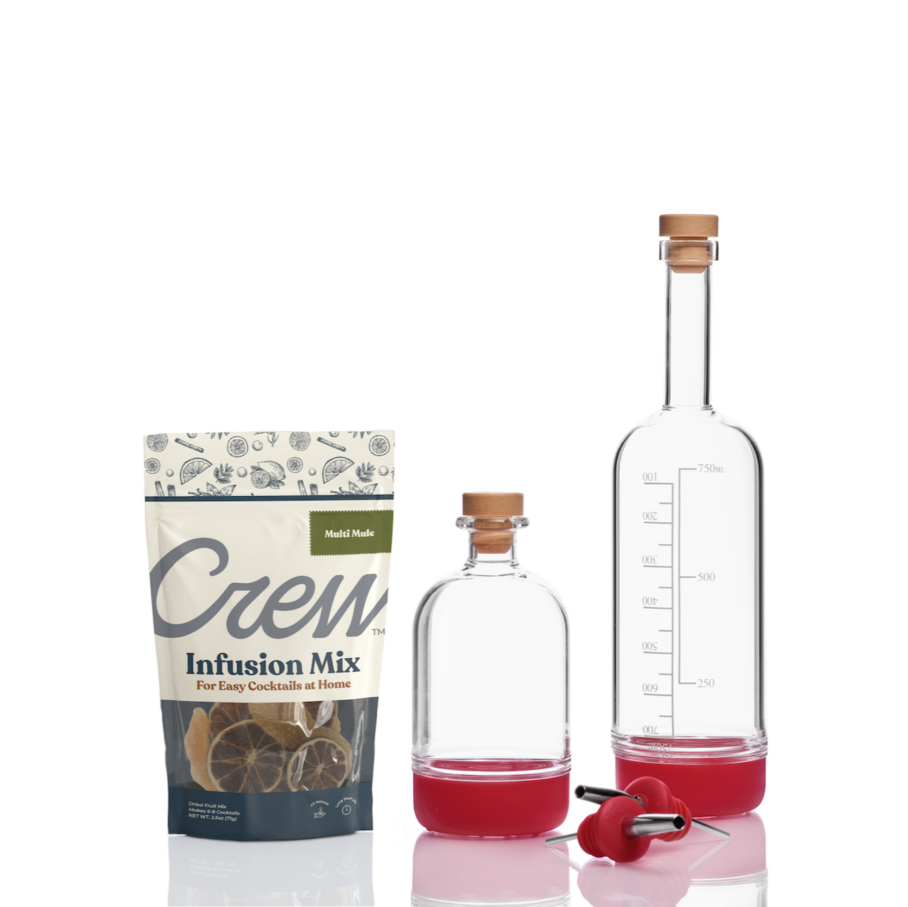 Mule cocktail kit in red | Crew® Barware