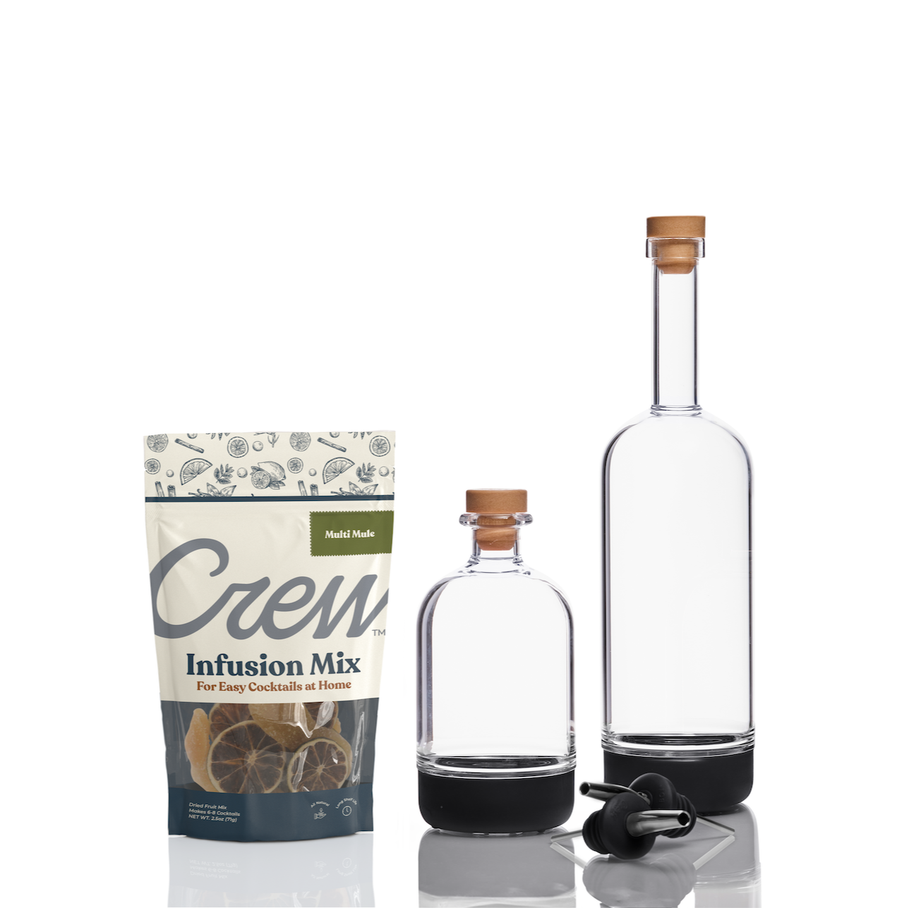 Mule cocktail kit in black | Crew® Barware