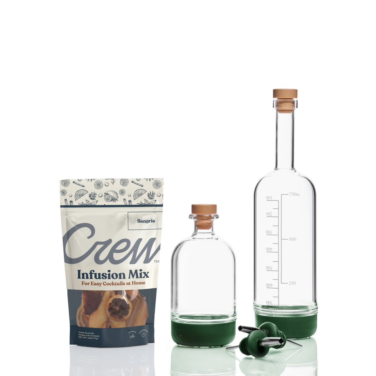 Sangria cocktail kit in green | Crew® Barware