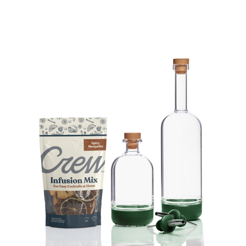 Spicy margarita cocktail kit in green | Crew® Barware