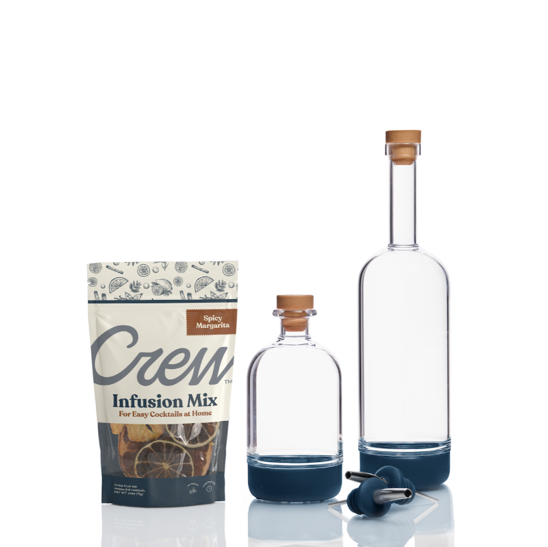 Spicy margarita cocktail kit in blue | Crew® Barware