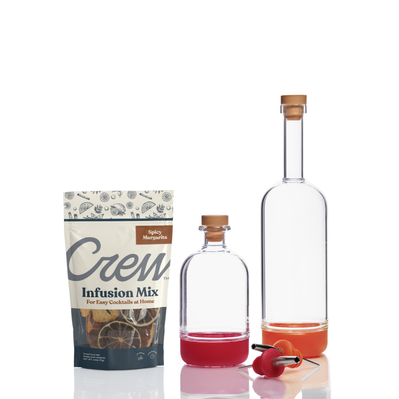 Spicy margarita cocktail kit in red and orange | Crew® Barware