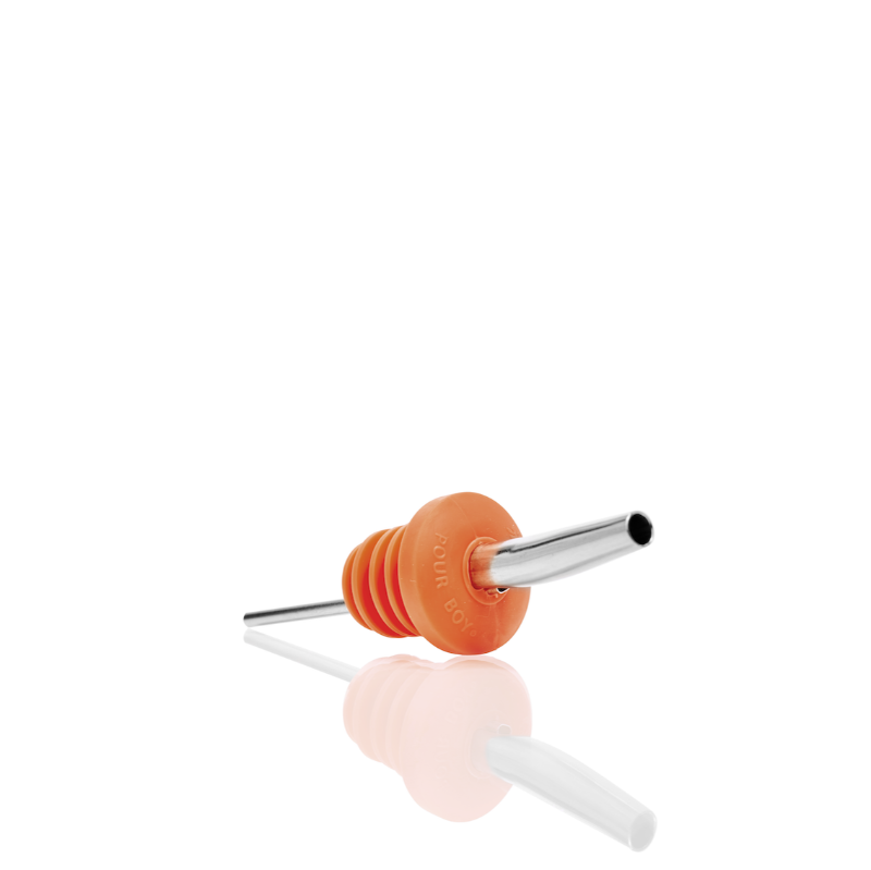Burnt orange liquor pourer | Crew Barware