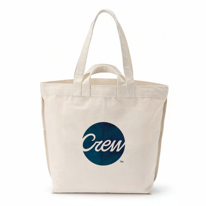 Canvas tote bag for Crew barware
