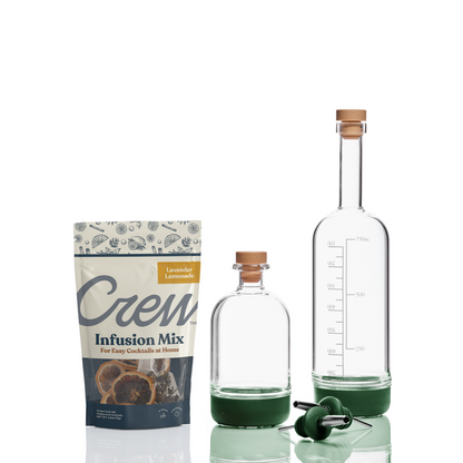 Lavender Lemonade cocktail kit in green | Crew® Barware
