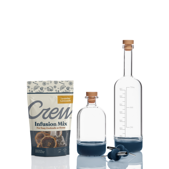 Lavender Lemonade cocktail kit in blue | Crew® Barware