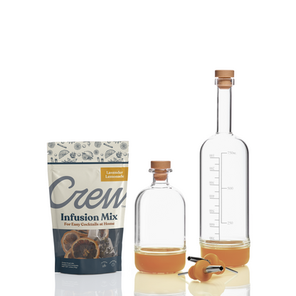 Lavender Lemonade cocktail kit in yellow | Crew® Barware