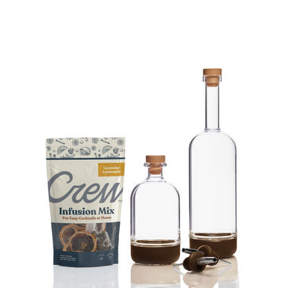 Lavender Lemonade cocktail kit in brown | Crew® Barware