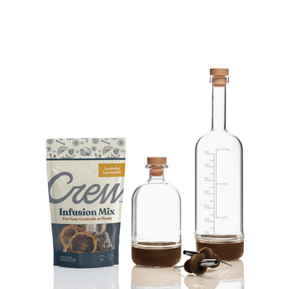 Lavender Lemonade cocktail kit in brown | Crew® Barware