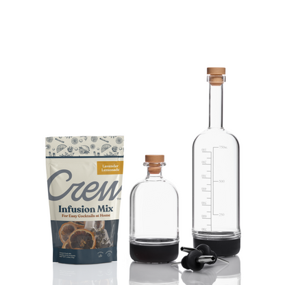 Lavender Lemonade cocktail kit in black | Crew® Barware