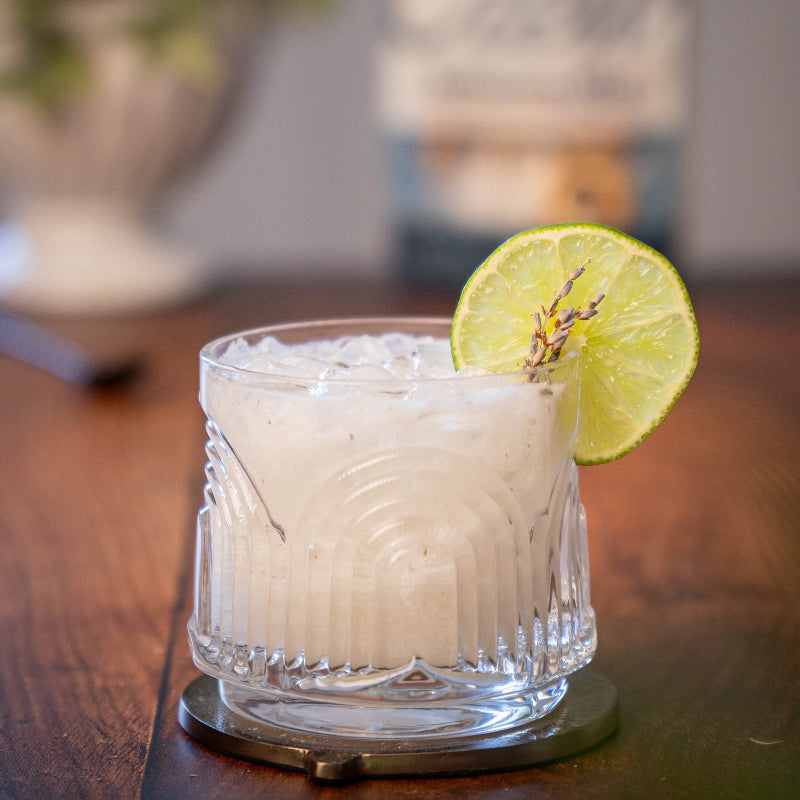 Lavender lemonade cocktail made with Crew cocktail infusion mix | refreshing summer cocktail