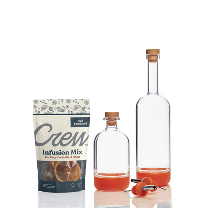 Old Fashioned cocktail kit in orange | Crew® Barware