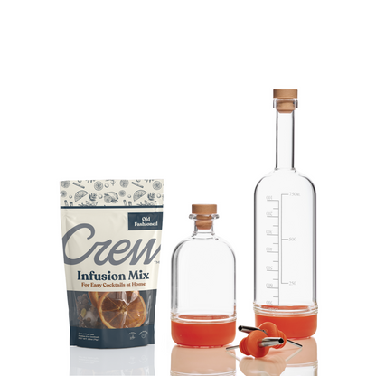 Old Fashioned cocktail kit in orange | Crew® Barware