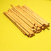 Tall sustainable cocktail straws made from Reed