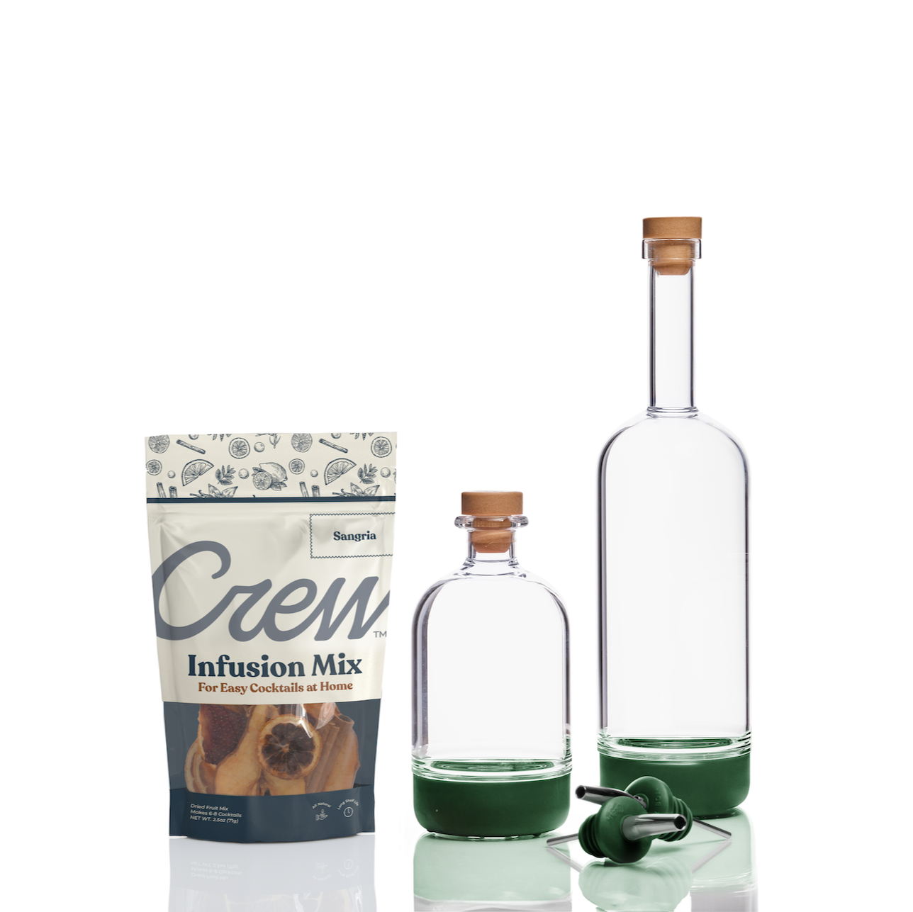 Sangria cocktail kit in green | Crew® Barware