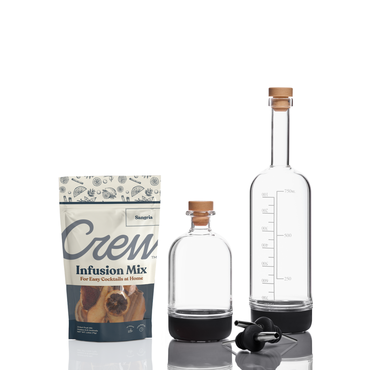 Sangria cocktail kit in black | Crew® Barware