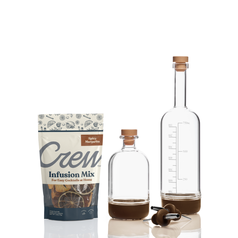 Spicy margarita cocktail kit in brown | Crew® Barware