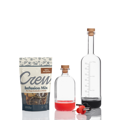 Spicy margarita cocktail kit in pink and black | Crew® Barware