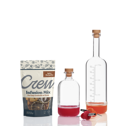 Spicy margarita cocktail kit in red and orange | Crew® Barware