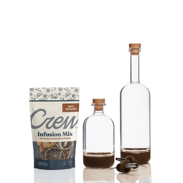 Spicy margarita cocktail kit in brown | Crew® Barware