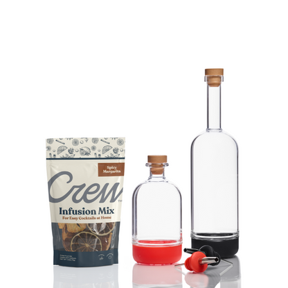 Spicy margarita cocktail kit in pink and black | Crew® Barware