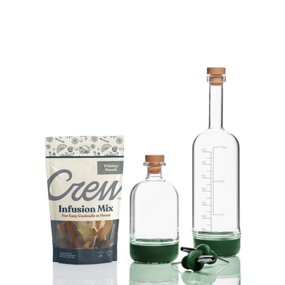Whiskey Smash cocktail kit in green | Crew® Barware